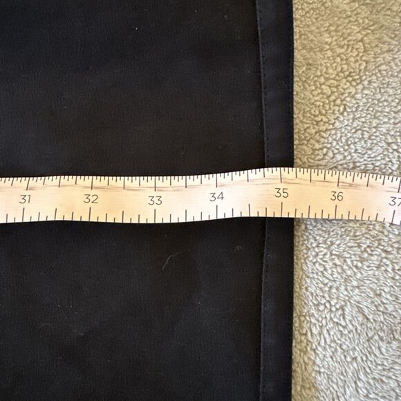 Ann Taylor Women's Black Pencil Business Dress with Back Zipper Size 6 - Picture 7 of 11